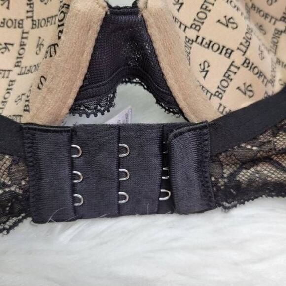 Victoria's Secret BIOFIT Women Bra Unlined Full Coverage‎ Lace Beige Size 34D - Picture 5 of 9